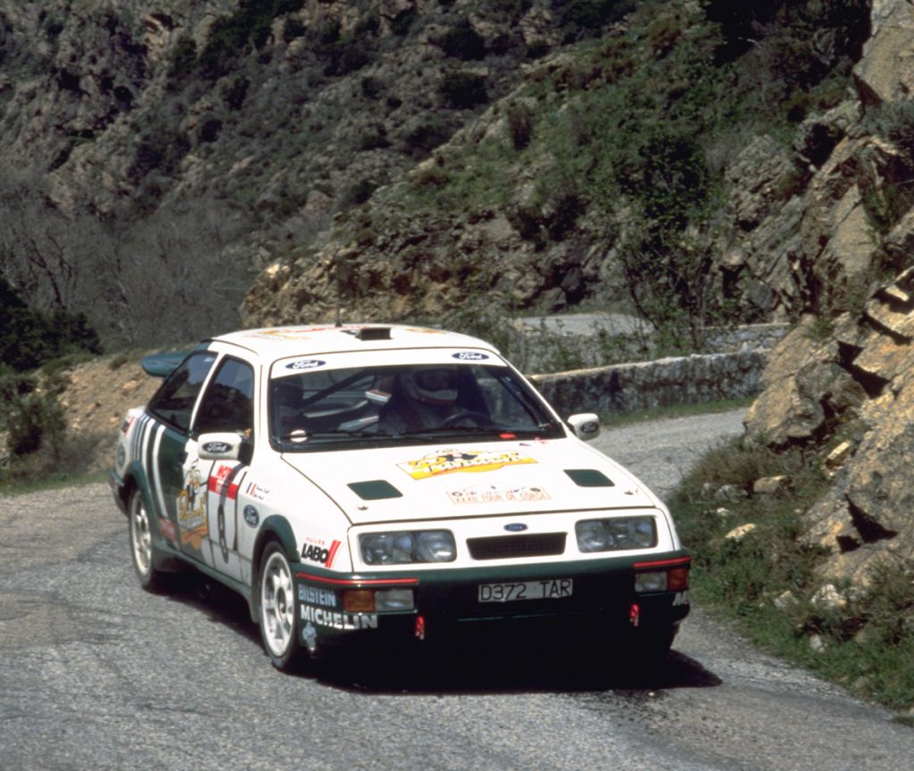 Didier Auriol Ford Sierra Cosworth Tour De Corse Rally 1988 Signed Photograph 3 